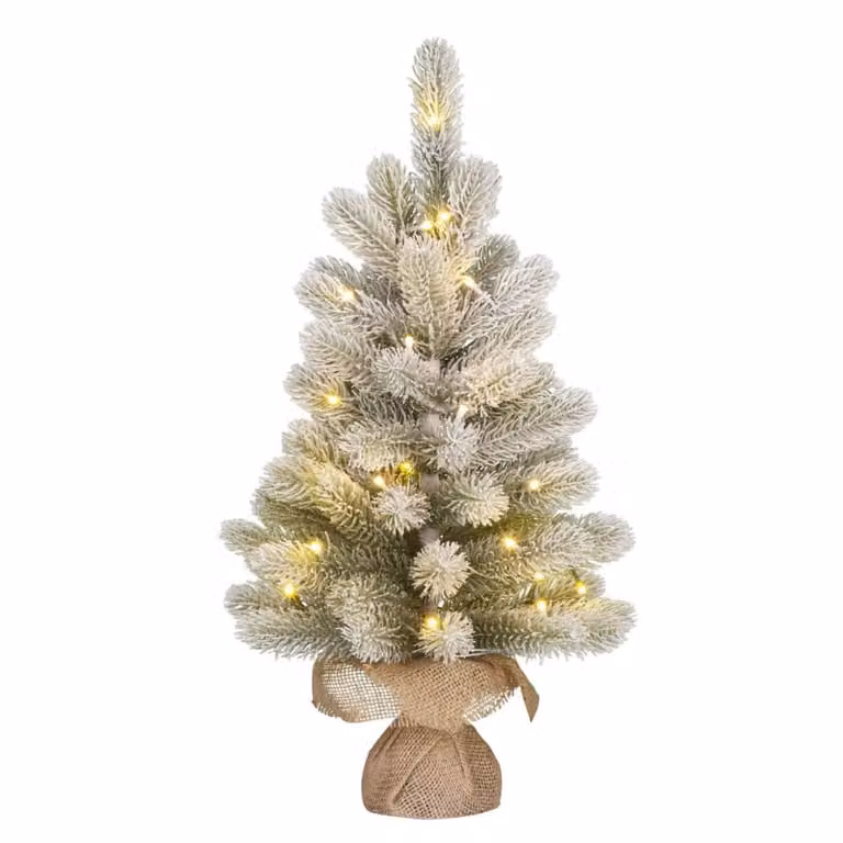 Árbol de Navidad artificial Nagoya de Black Box Trees en color verde, modelo de sobremesa, Al 60 cm x An 44 cm x P 44 cm