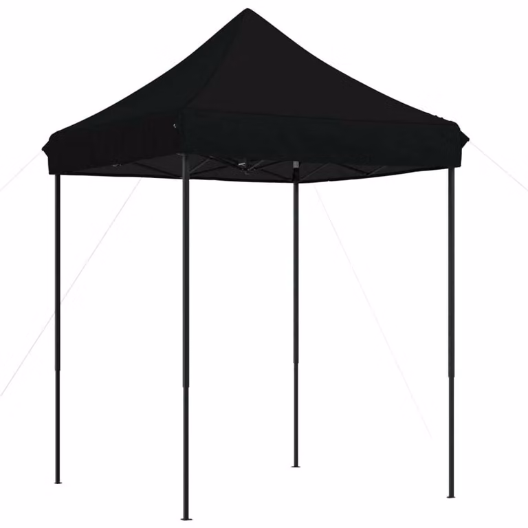 Tienda de fiesta plegable Pop-Up Syfax color negro An/P/Al: 200 x 200 x 306 cm