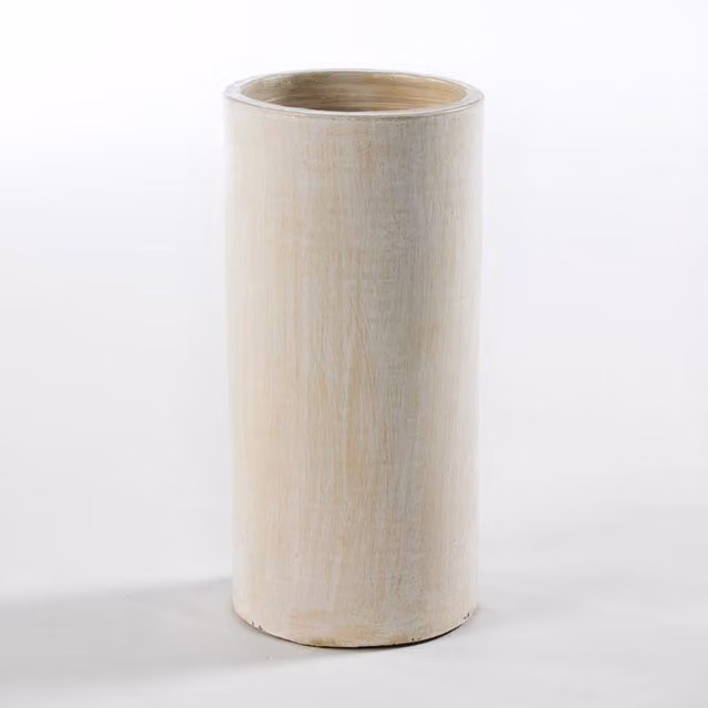 Paragüero de cerámica FIJALO en color beige, An/P/Al: 25 x 25 x 57 cm
