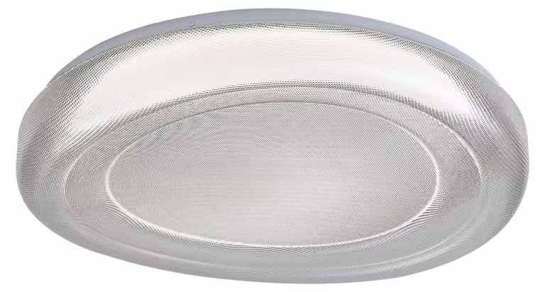Lámpara de techo LED Dolcino de Rabalux en color blanco con diseño redondo y moderno para baño, pasillo o cocina, Diámetro: 48 cm