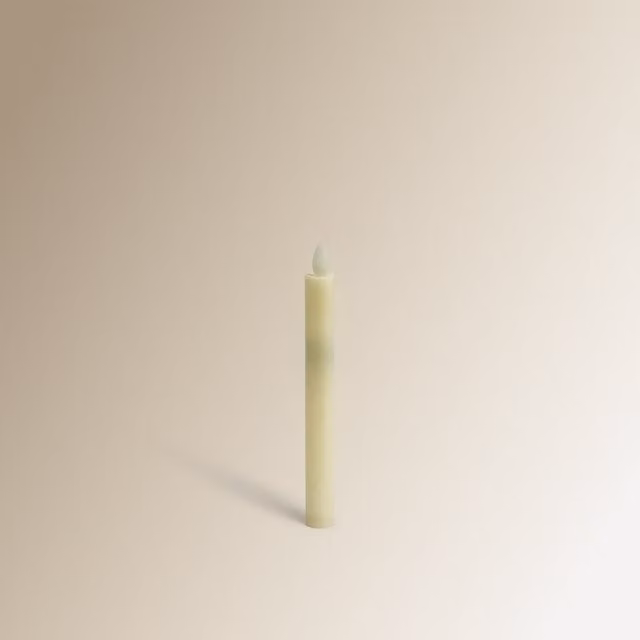 Vela eléctrica de candelabro El Corte Inglés con efecto parpadeo en color blanco para Navidad