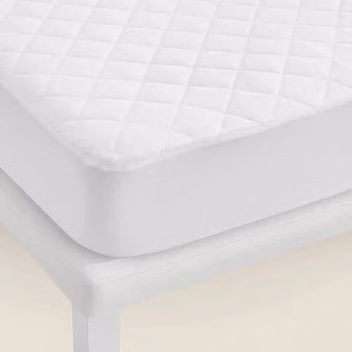Protector de colchón Pikolin impermeable y antialérgico en color blanco, An/P: 160 x 200 cm, Altura: 32 cm