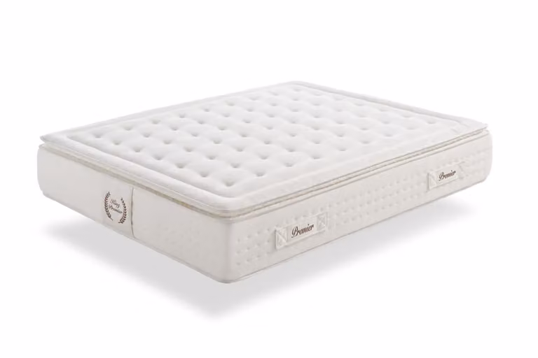 Colchón viscoelástico Moonia King Premier Multizone de espuma blanca, An/P/Al: 135 x 190 x 27 cm