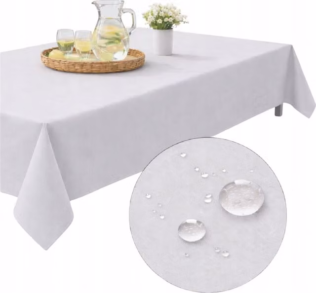 Mantel impermeable NOW-ART para mesa de jardín o terraza, color gris, An/P: 155 x 240 cm