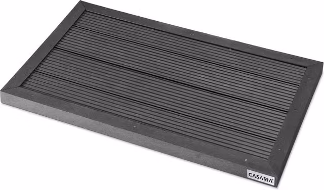 Panel de suelo WPC Casaria color Antracita An/P/Al: 101 x 63 x 5,5 cm