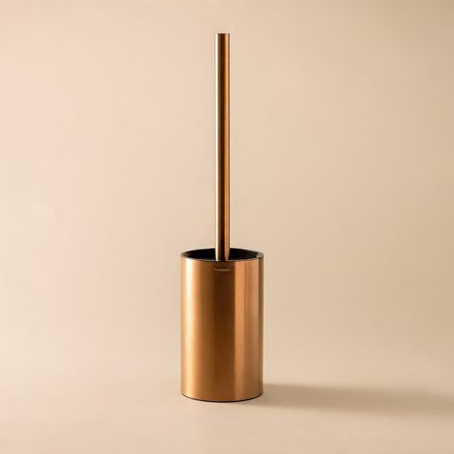 Escobillero de suelo Architect S+ Cosmic con cepillo en metal color bronce