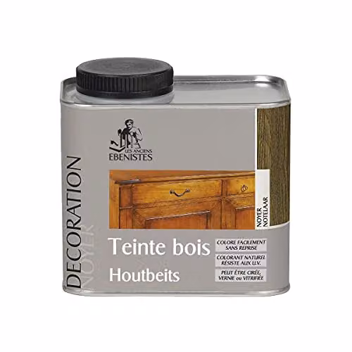 Tinte para madera Les Anciens Ebenistes color negro, 450 ml