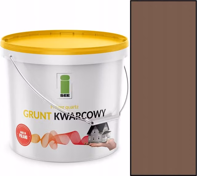Imprimación acrílica para yeso de mosaico I SEE M71 marrón oscuro de secado rápido, base agua, 15 kg