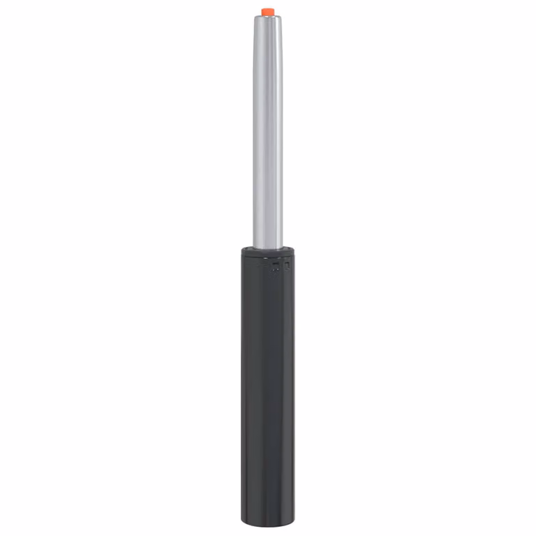 Cilindro de gas para silla de oficina vidaXL en color negro y material de hierro/acero de 318-473 mm