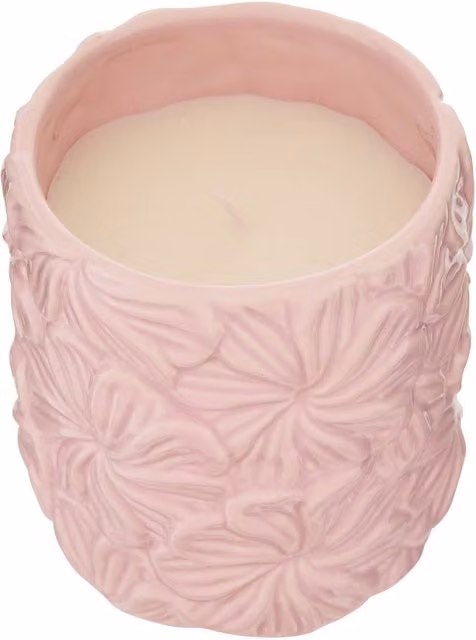 Vela Perfumada Flor de Rosa de Atmosphera, Aroma Floral y Gourmand, Color Rosa, 270g