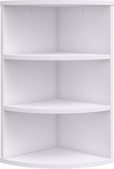 Estante de esquina para habitación infantil Vicco Ecki, blanco, 30 x 60 cm