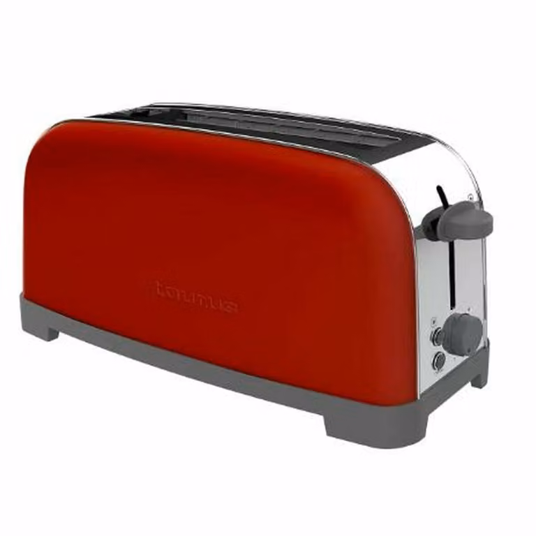 Tostadora Taurus modelo SIN en color rojo vintage de 1400 W