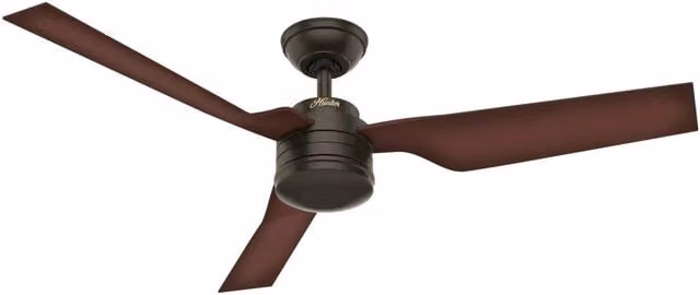 Ventilador de techo Hunter Cabo Frio para exterior en color bronce con diámetro de 132 cm