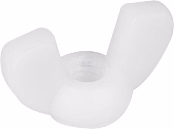 Tuerca Mariposa de Nailon Agri-Fab 47141 Blanca 1/4-20