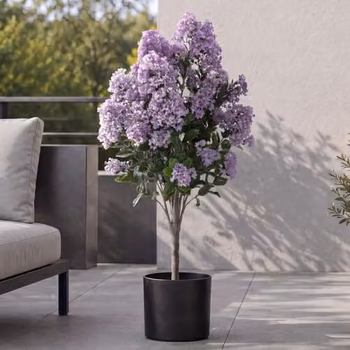 Planta decorativa de árbol Mendler con flores, multicolor, An/P/Al: 40 x 40 x 95 cm