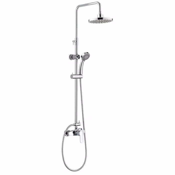 Barra de pared Big Buy Cooking en acero inoxidable color plata y cromo, Altura: 150 cm