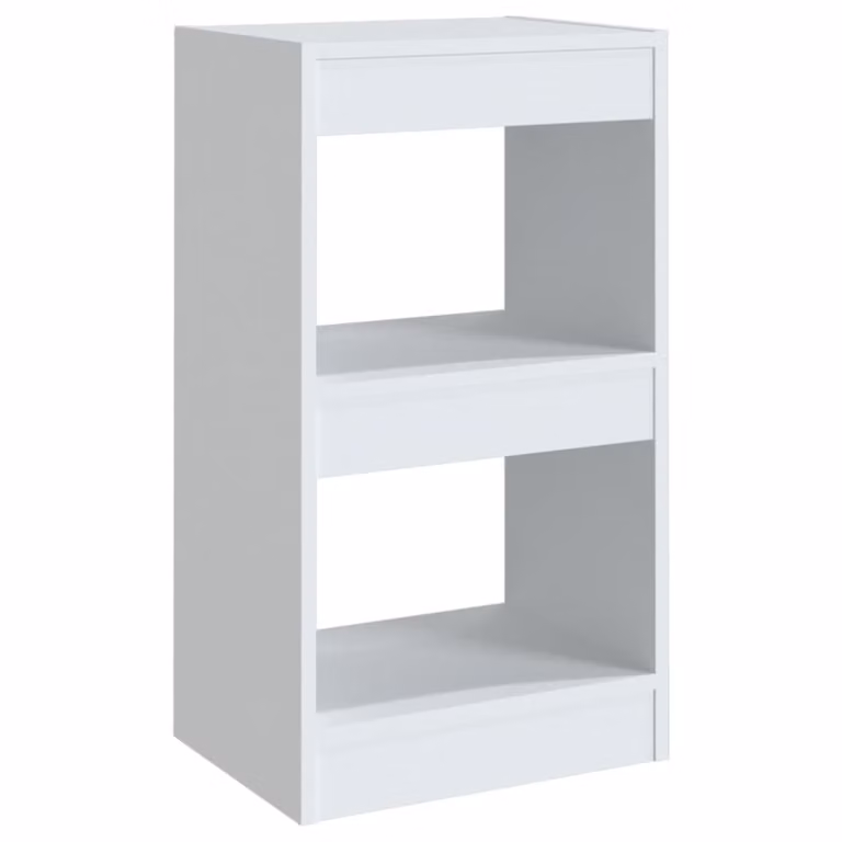Estantería divisor de espacios Maison Chic de madera en color blanco An/P/Al: 40 x 30 x 72 cm