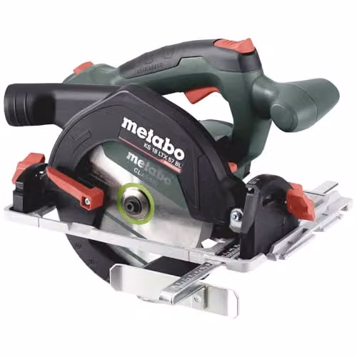 Sierra circular inalámbrica Metabo KS 18 LTX 57 BL 18 V con motor sin escobillas en color verde