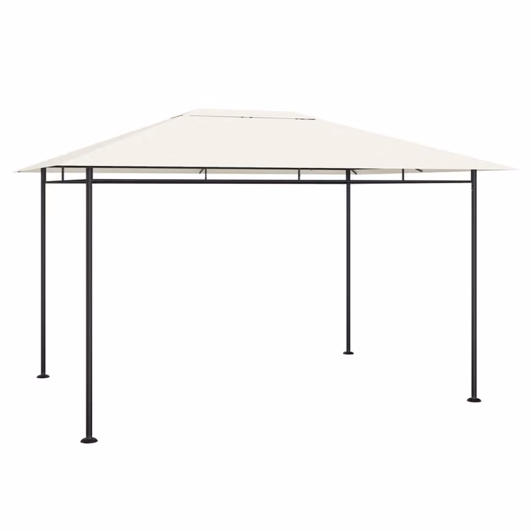 Cenador Syfax color beige An/P/Al: 384 x 281 x 270 cm