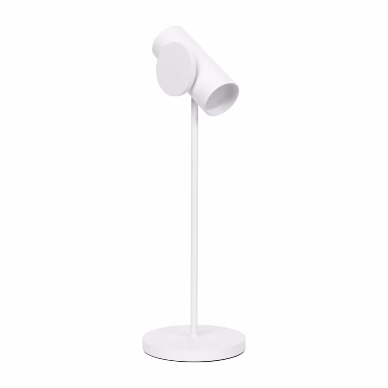 Lámpara de mesa Blomus Stage en color blanco con diseño moderno de metal