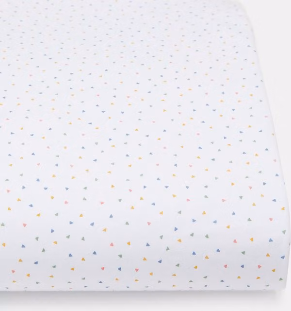 Sábana bajera ajustable 2en1 Bbest básico Jersey estampada de algodón para bebés, multicolor, An/P/Al: 120 x 60 cm