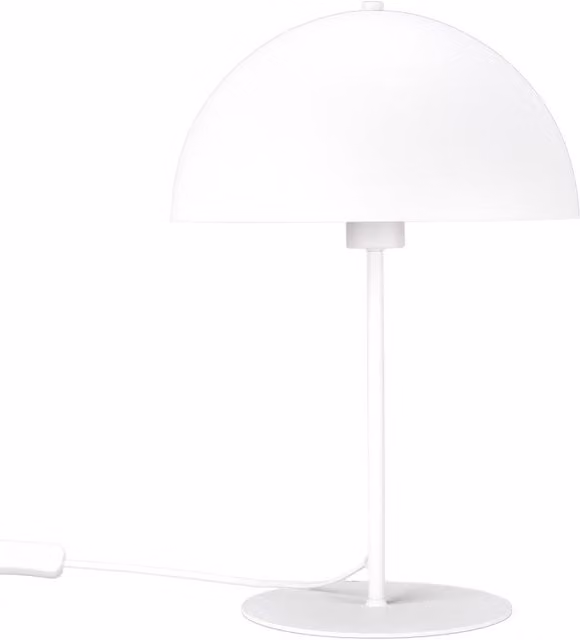 Lámpara de mesa Trio Leuchten en metal dorado y blanco con bombilla E27 de 40W