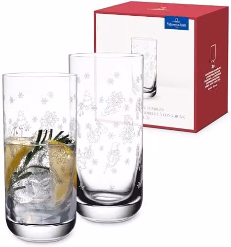 Juego de 2 vasos de cóctel Toy's Delight de Villeroy & Boch en cristal transparente