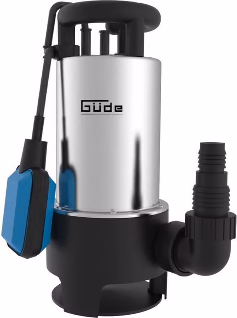 Bomba sumergible de sumidero Güde GS 1103 PI de 1100 W en color plata