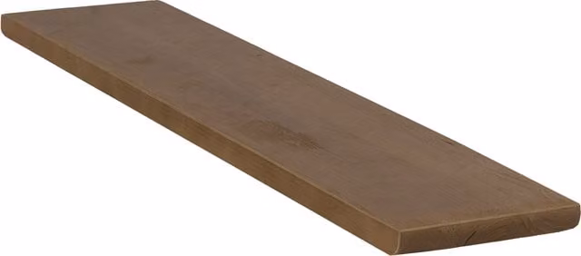 Estantería flotante Hannun Lada de madera maciza de abeto en color marrón