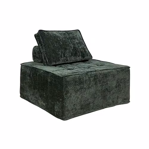 Oviala Sillón de Tela para Sofá Modular con Cojín Verde