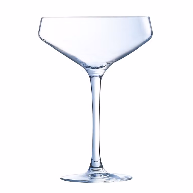 Juego de 6 copas de champán Chef&Sommelier de cristal transparente de 300 ml