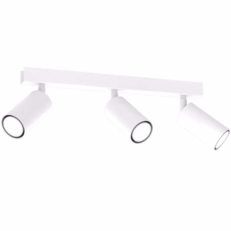 Lámpara de techo moderna Eko-Light blanca con bombillas GU10 regulables