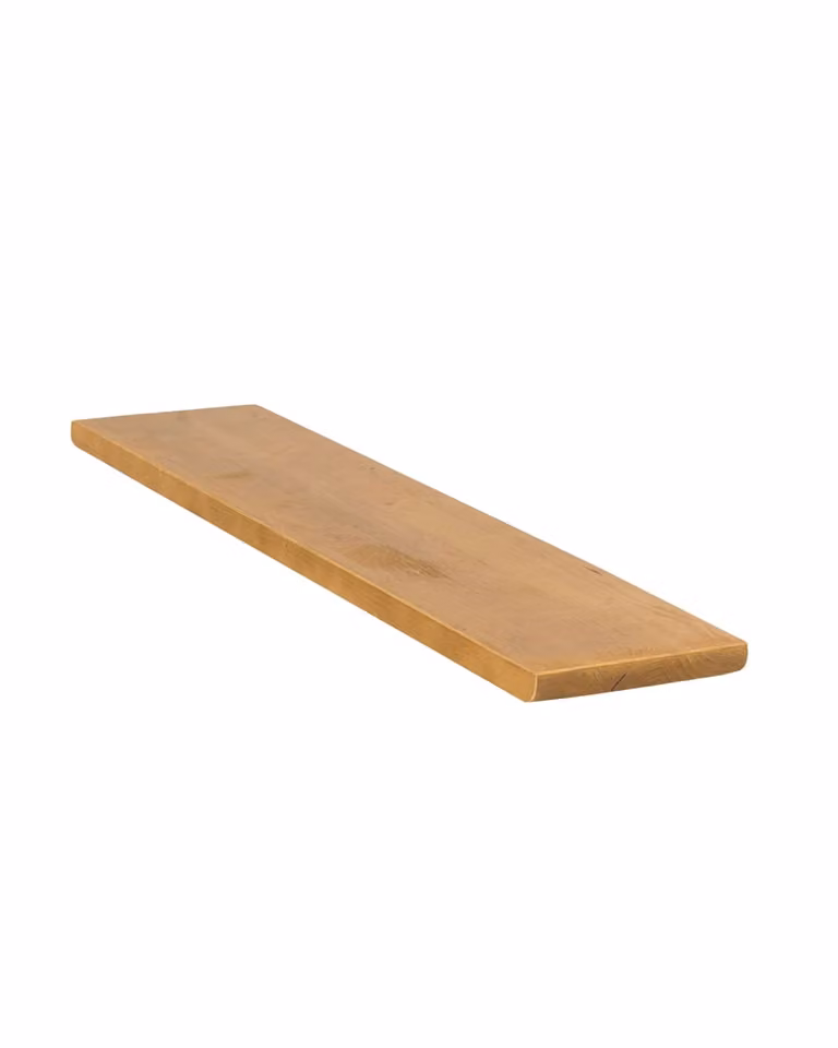 Estantería flotante Hannun de madera maciza de abeto en marrón claro