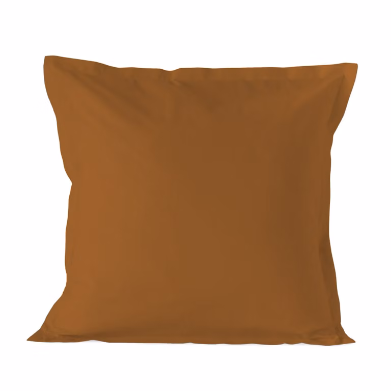 Funda de almohada Happyfriday de algodón en color terracota, An/P/Al: 80 x 80 cm