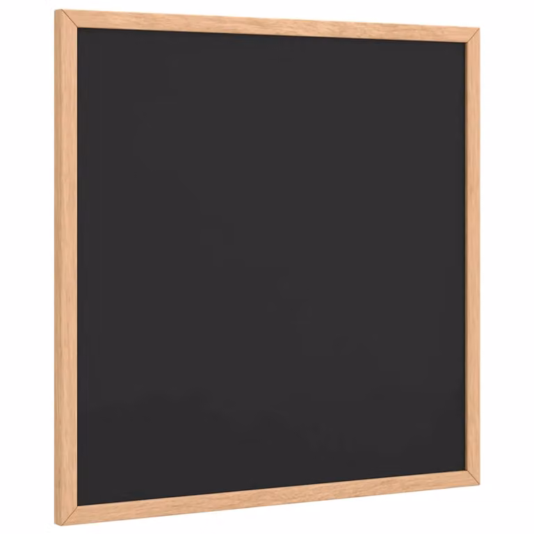 Pizarra con marco de madera maciza de pino negra vidaXL de 40 x 40 cm