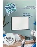 Marco para rompecabezas Ravensburger rectangular de estilo moderno para pared en blanco o negro