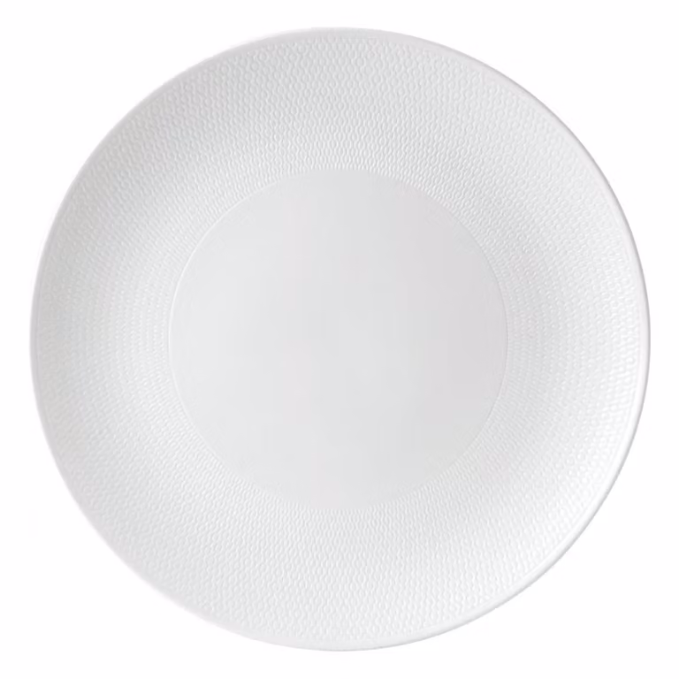 Fuente de servir Wedgwood Gio de porcelana bone china blanca Ø 31 cm