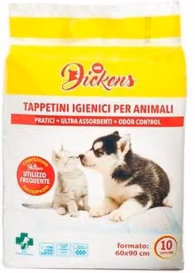 Pack de 10 alfombrillas Mr. Dickens con diseño de animales en color blanco, An/P: 90 x 60 cm