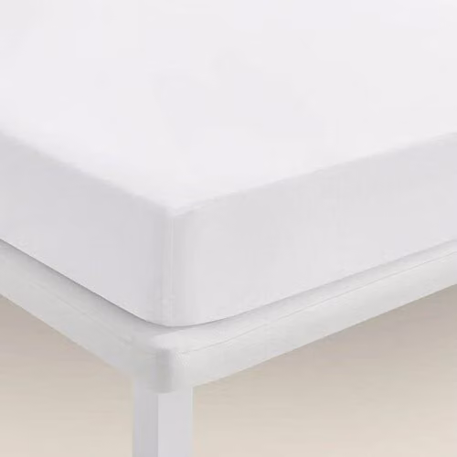 Protector de colchón Pikolin de TENCEL lyocell impermeable y transpirable color blanco An/P: 100 x 196 cm