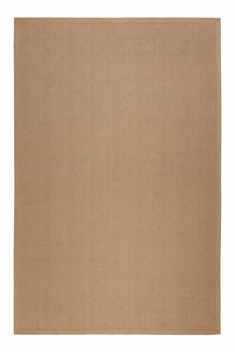 Alfombra de yute antideslizante GoodWeave de Wecon Home en color beige y marrón, An/P: 140 x 200 cm