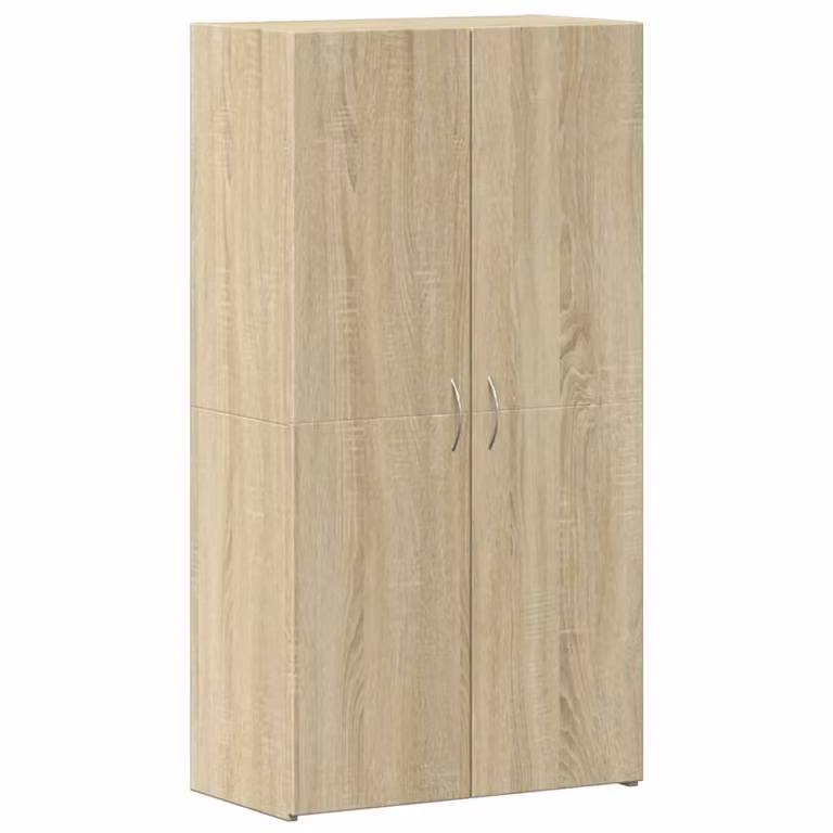Armario archivador vidaXL de madera en roble Sonoma color marrón, An: 60 cm, P: 32 cm, Al: 115 cm