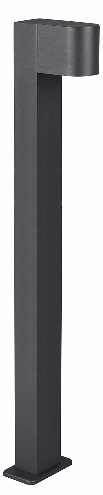 Lámpara de pie exterior Trio Leuchten Roya en metal gris para jardín y terraza con iluminación LED y protección IP44