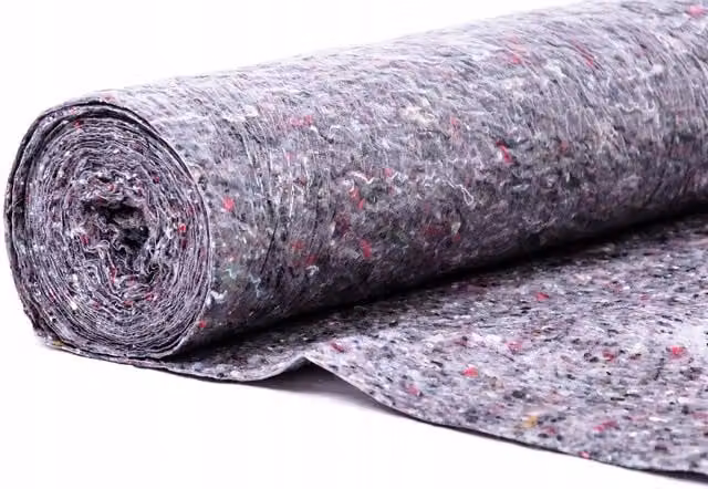 Alfombrilla de fieltro protectora Atlas Tools para pintura y construcción, color gris, An x Al: 1 x 10 m, 220 g/m2