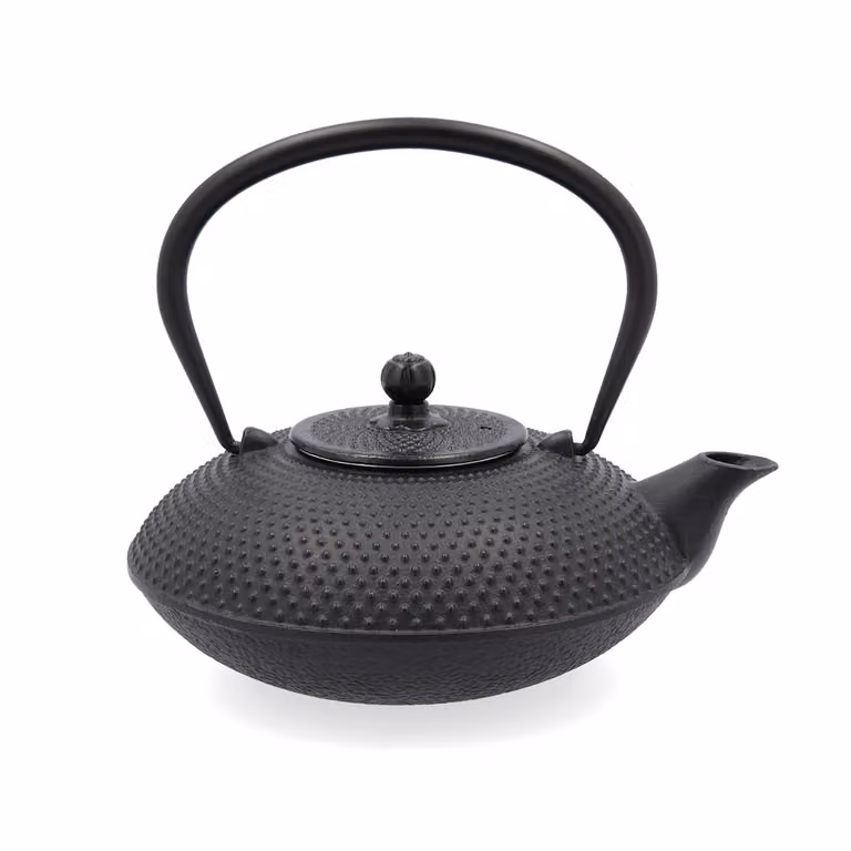 Tetera de hierro Quid con infusor de acero inoxidable de 0,8 l en color negro y multicolor