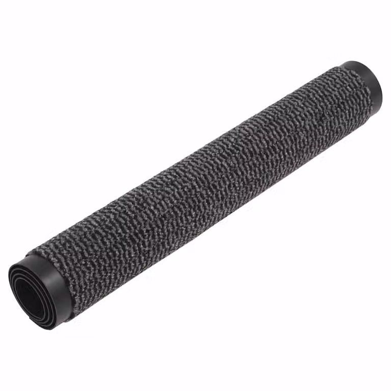 Felpudo de nudo vidaXL antracita antideslizante de 60 x 150 cm