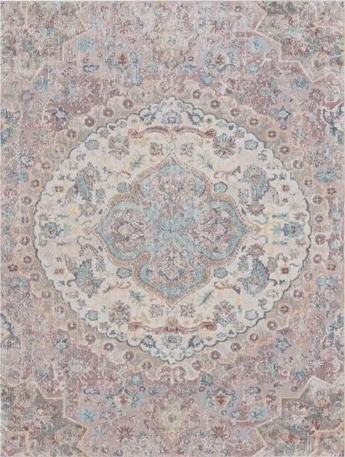 Alfombra Torino rosa para interior y exterior, diseño abstracto moderno, An/P: 80 x 150 cm