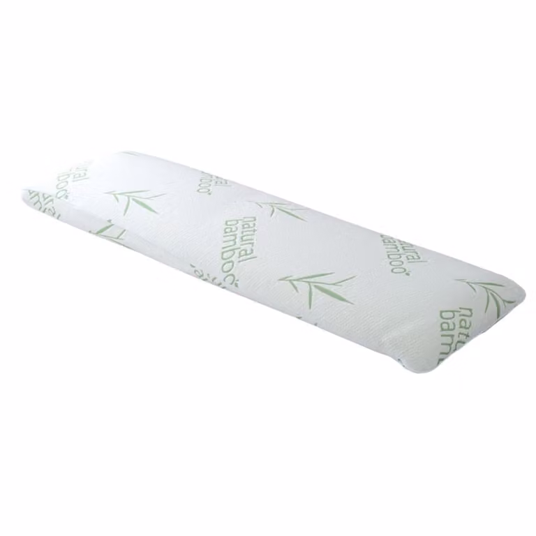 Almohadón viscoelástico Reca Bedding blanco con funda desenfundable An/P/Al: 150 x 40 cm
