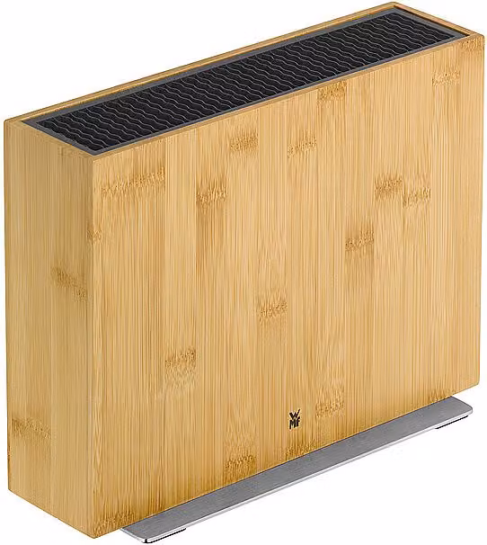 Bloque de cuchillos compacto Flextec de WMF con base de bambú marrón, An/P/Al: 30 x 12 cm