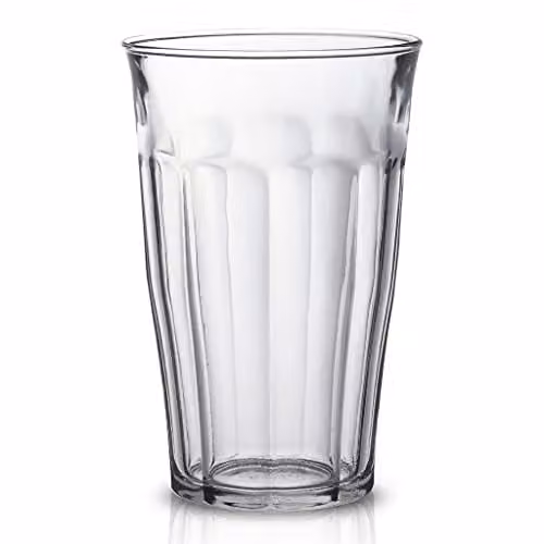 Set de 6 vasos de agua Duralex Picardie de cristal transparente de 500 ml