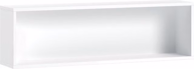 Estante para colgar Noel de El Corte Inglés en color blanco y acabado mate con panel posterior